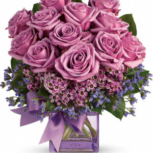 My Heart - Bouquet Eleganza Lilla – Rose e Fiori Viola