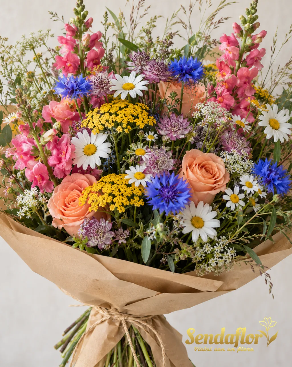 Bouquet del fiorista – Fiori dai colori vivaci