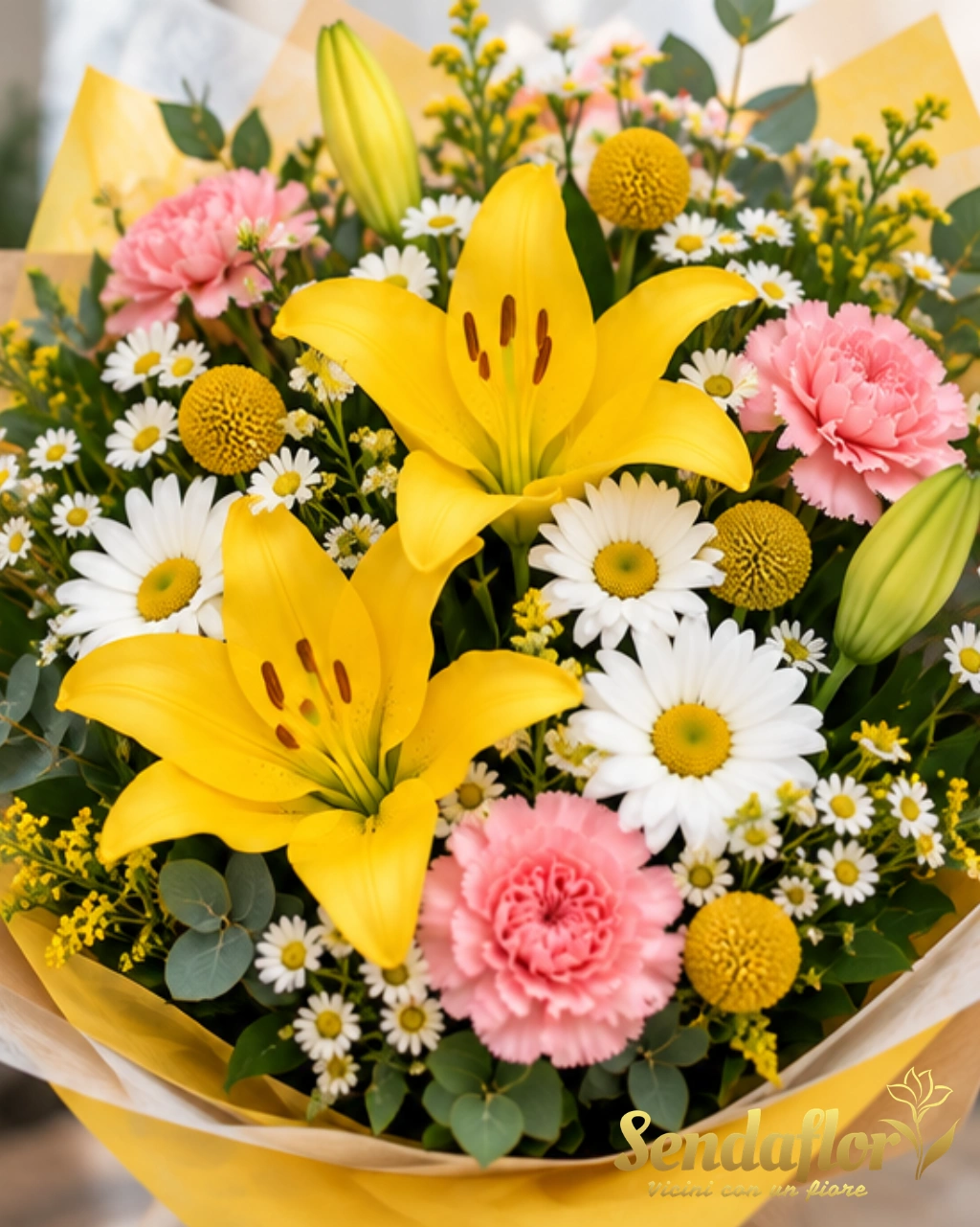 Un pensiero luminoso – Margherite e lilium