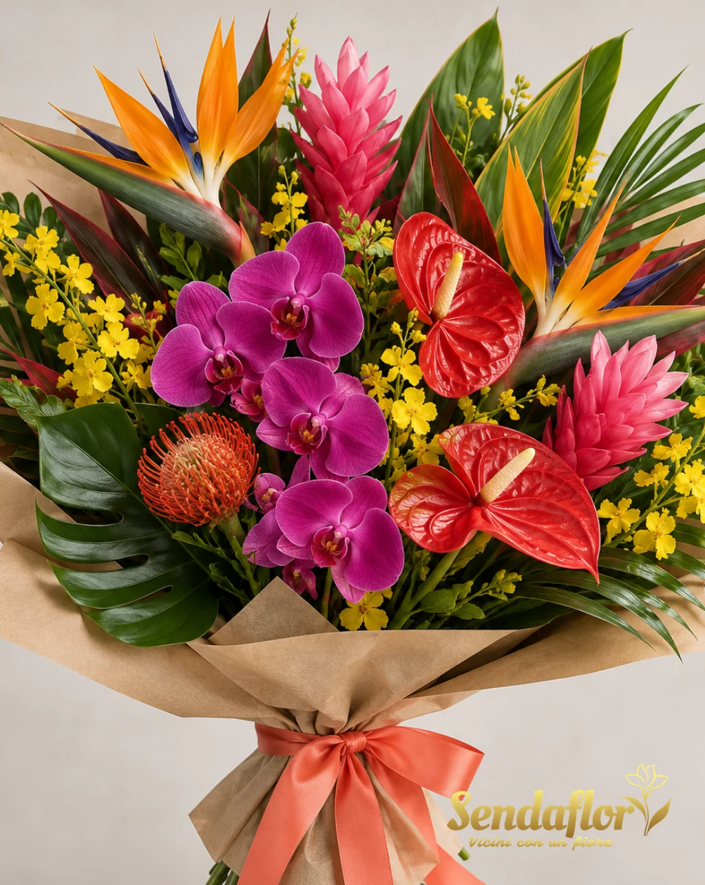 Bouquet del fiorista – Fiori dai colori vivaci