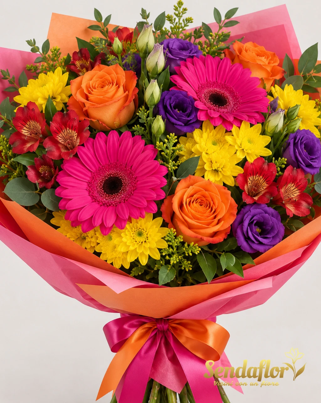 Bouquet del fiorista – Fiori dai colori vivaci