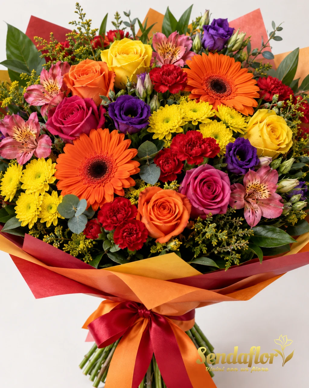 Bouquet del fiorista – Fiori dai colori vivaci