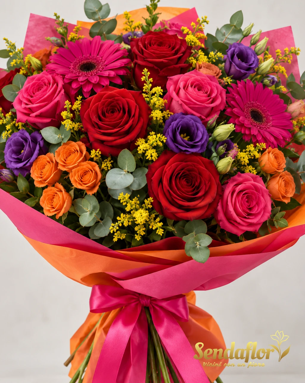 Bouquet del fiorista – Fiori dai colori vivaci