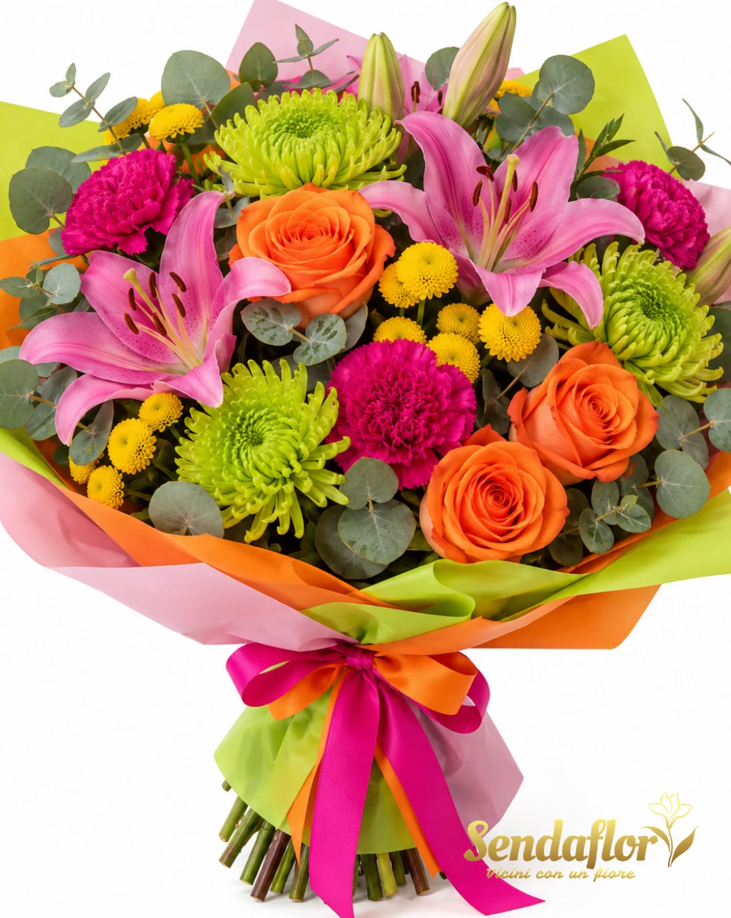 Bouquet del fiorista – Fiori dai colori vivaci