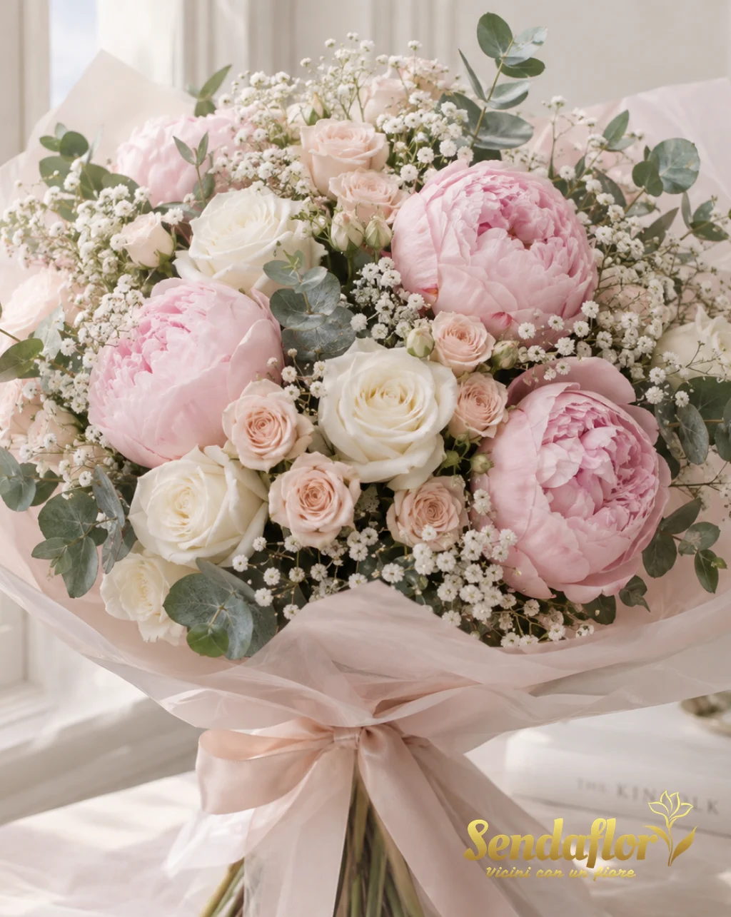 Bouquet del fiorista – Fiori nei toni delicati